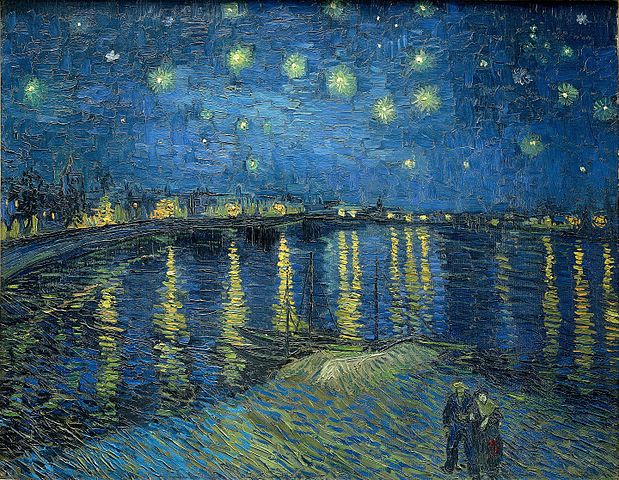 Bức tranh: Starry Night Over the Rhone