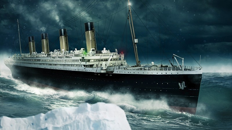 Titanic được ca ngợi là con tàu “không thể bị nhấn chìm” khởi hành chuyến đi đầu tiên của mình vào ngày 10/4/1912. (Ảnh qua Pinterest)