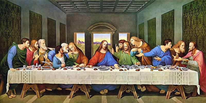 Bữa ăn tối cuối cùng - Leonardo da Vinci (Top những bức tranh nổi tiếng thế giới)