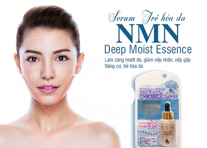 Review Serum NMN Deep Moist Essence 30ml: Serum được chị em giới làm đẹp săn đón