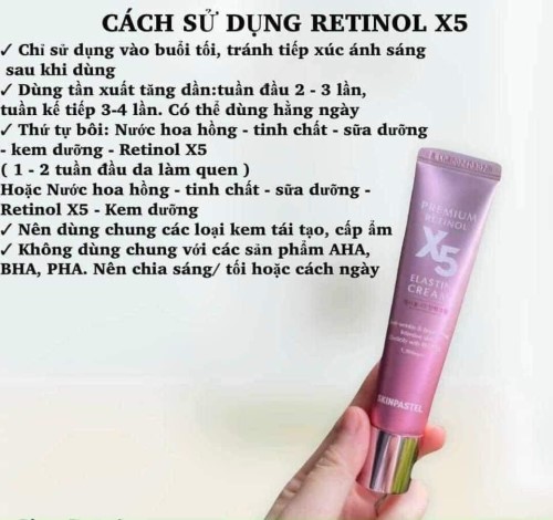 Retinol là gì? Cách dùng retinol x5 chuẩn nhất cho làn da đẹp chuẩn spa