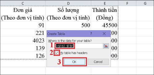 Cách tạo bảng trong Excel đơn giản và dễ thực hiện