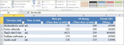 Cách tạo bảng trong Excel đơn giản và dễ thực hiện