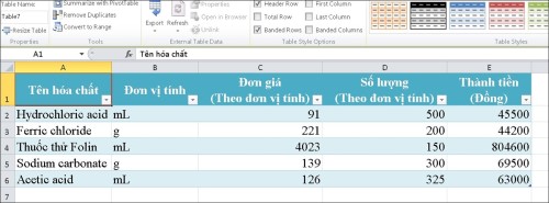 Cách tạo bảng trong Excel đơn giản và dễ thực hiện