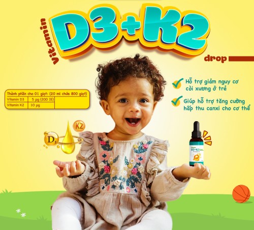 Vitamin D3 K2 là gì? Cách dùng d3k2 dành cho sự phát triển của bé
