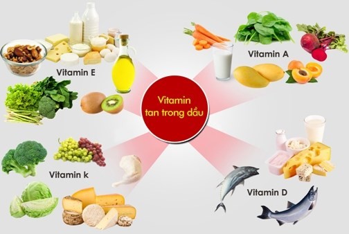 Vitamin nào tan trong nước và tan trong chất béo?