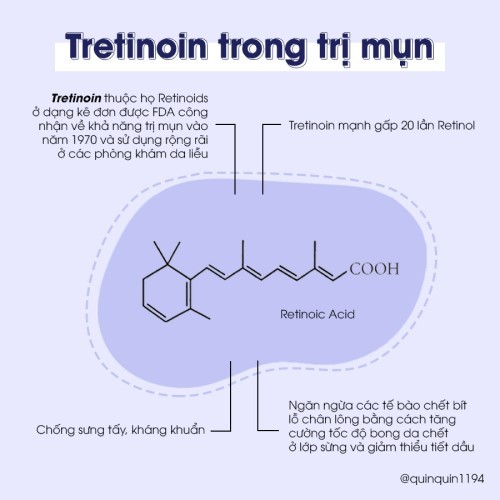 Tretinoin: Lợi ích cho da, cách sử dụng, tác dụng phụ