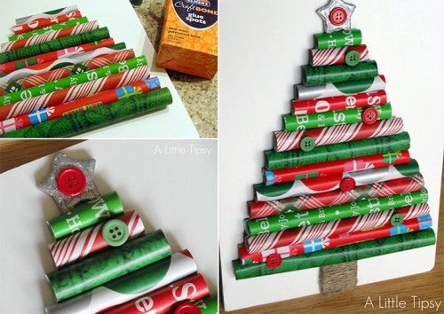 Cách làm cây thông Noel từ giấy